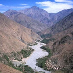Thundery showers in the Ourika valley