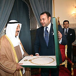 Arrival to Morocco from the Emir of the State of Kuwait
