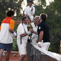The tennis in feast at the Mamounia in Marrakech