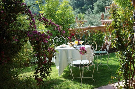 The area of the Rose Garden