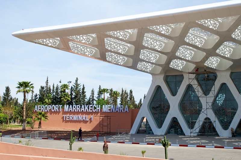 International airport of Marrakesh Menara
